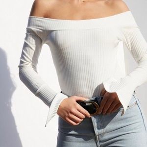 Urban Outfitters long sleeve off the shoulder top